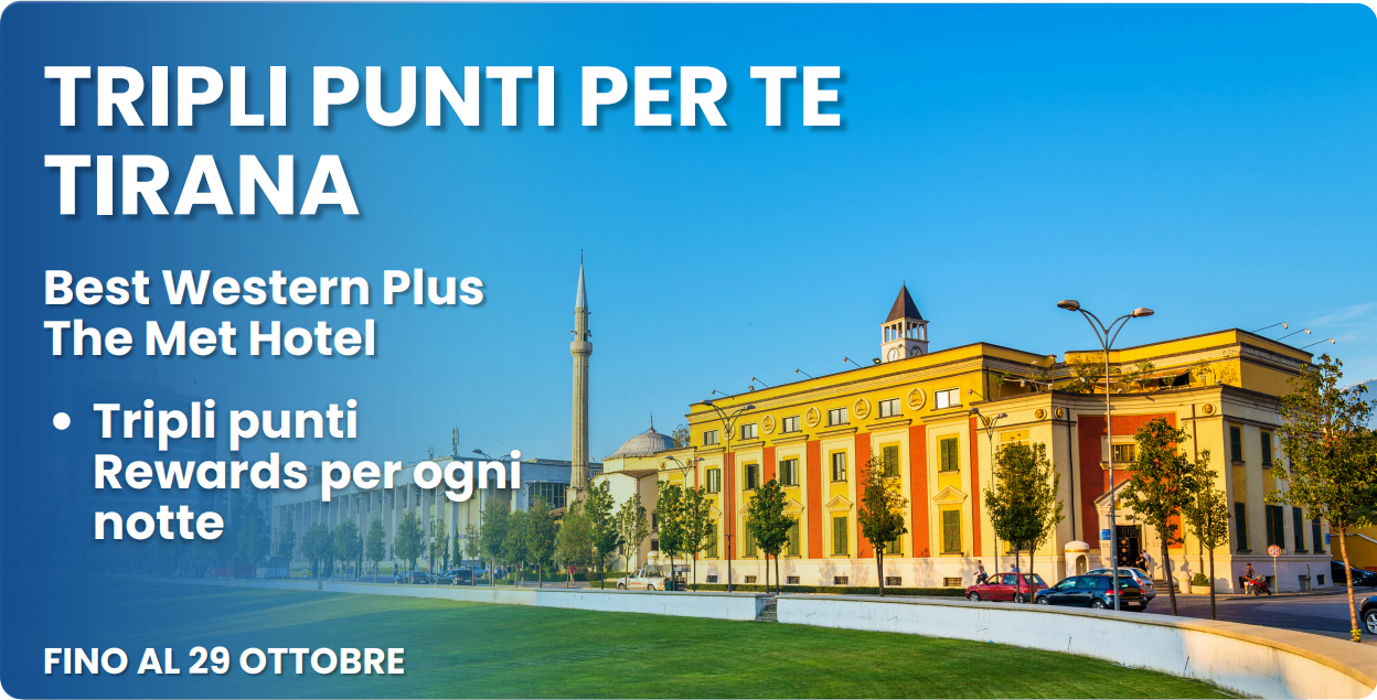 Promo Tripli Punti - Best Western Plus The Met Hotel